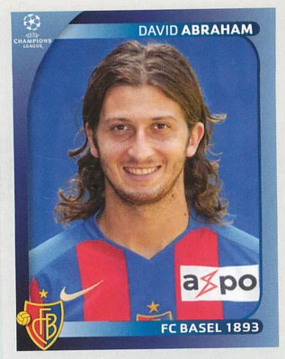 PANINI FOOTBALL 2008  CHAMPIONS LEAGUE FC BASEL 1893 DAVID ABRAHAM - Photo 1/2