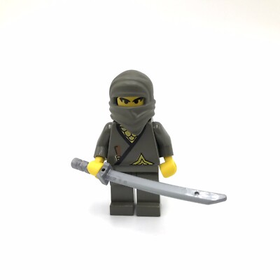 LEGO Ninja Gray minifigure 6093 6089 6033 3019 1187 4805 mini