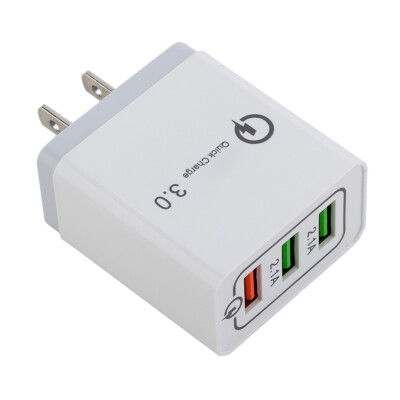 30W Fast Quick Charge QC 3.0 USB Wall Charger Adapter US Plug For iPhone/Samsung