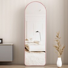 Full Length Wall Mirror Metal Pink Frame Bathroom Bedroom Dressing Long Mirrors