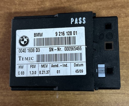 BMW 3 4 5 er E92 F32 E61 LCPA Sicherheitsgurt Übergabe Modul Vorne ECU 9216128