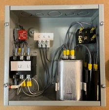 7.5 Hp phase converter control panel CONVERTER ROTARY RP07 Made in USA