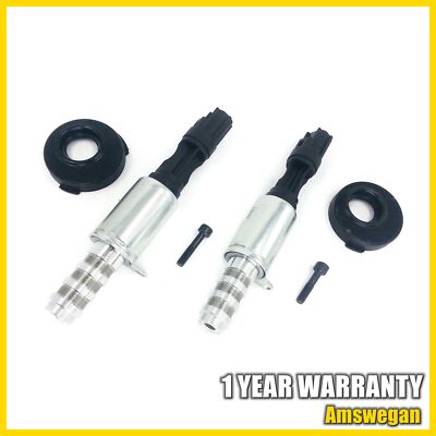Set Of 2 Engine VT Solenoid Vct Solenoid W/ Seal & Screw For Lincoln