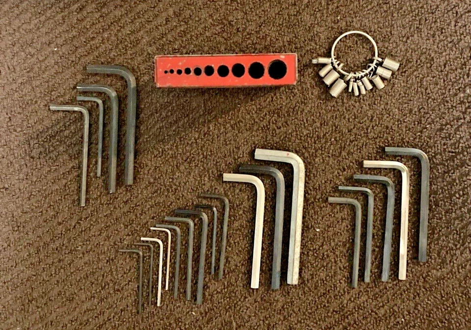 Upland Industries Hex Key Case 5120-203-7064 W/ 21 Keys & Additional Key Ring - Image 3 of 3