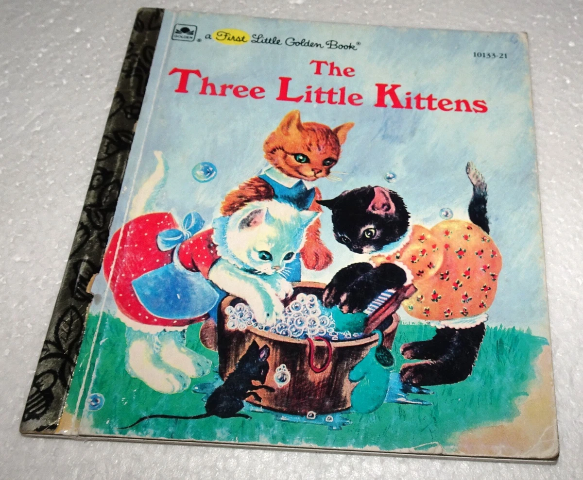 Little golden books three little kittens sales