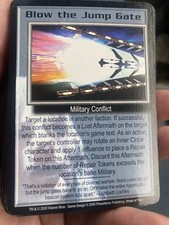 BLOW THE JUMP GATE WHEEL OF FIRE 2000 BABYLON 5 CCG COLLECTORS CARD NEAR MINT