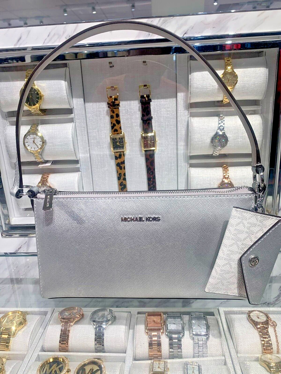 Michael Kors Vincent MD Women Pouchett Shoulder Bag w/ Card Case