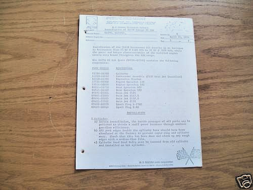 SUZUKI TC250 SHOP MX INSTALLATION GUIDE MANUAL USED 1 QUANTITY OEM FREE ...