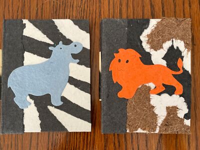 New 10 Pack Small Paper Notebook Journal for Kids 48 Sheets Handmade Papercraft