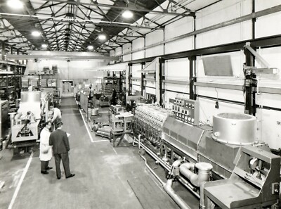 Lg.Photograph-inside Hamworthy Engineering Ltd Factory, Flottenbrücke, Poole c1970