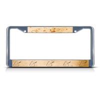 Triangle Musical Instruments Style 2 Metal License Plate Frame Tag Border Triangle Musical Instruments Style 2 Metal License Plate Frame Tag Border