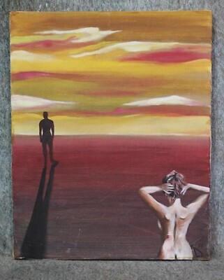 SURREAL - PAINTING ON CANVAS - ATTENTION SEEKING vs INDIFFERENCE - VERY DALI