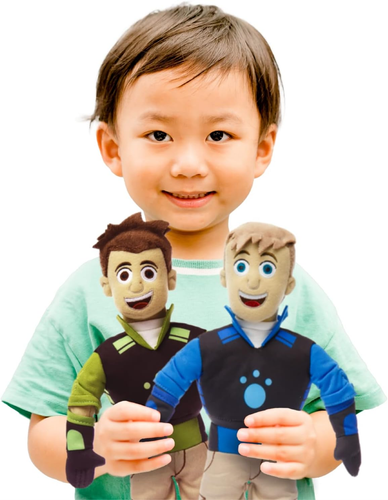 Wild Kratts Plush Toy Doll – Chris & Martin Kratt 14" – Adventure Set – Creature - Picture 5 of 12