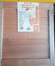 Image of hardwood louvre Door - 21"x24" (50.5cm x 61cm))