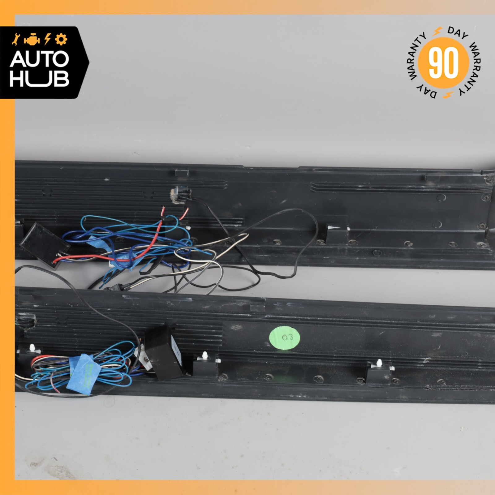 03-06 Mercedes W215 CL500 Door Step Sill Illuminated Right & Left Set Brabus