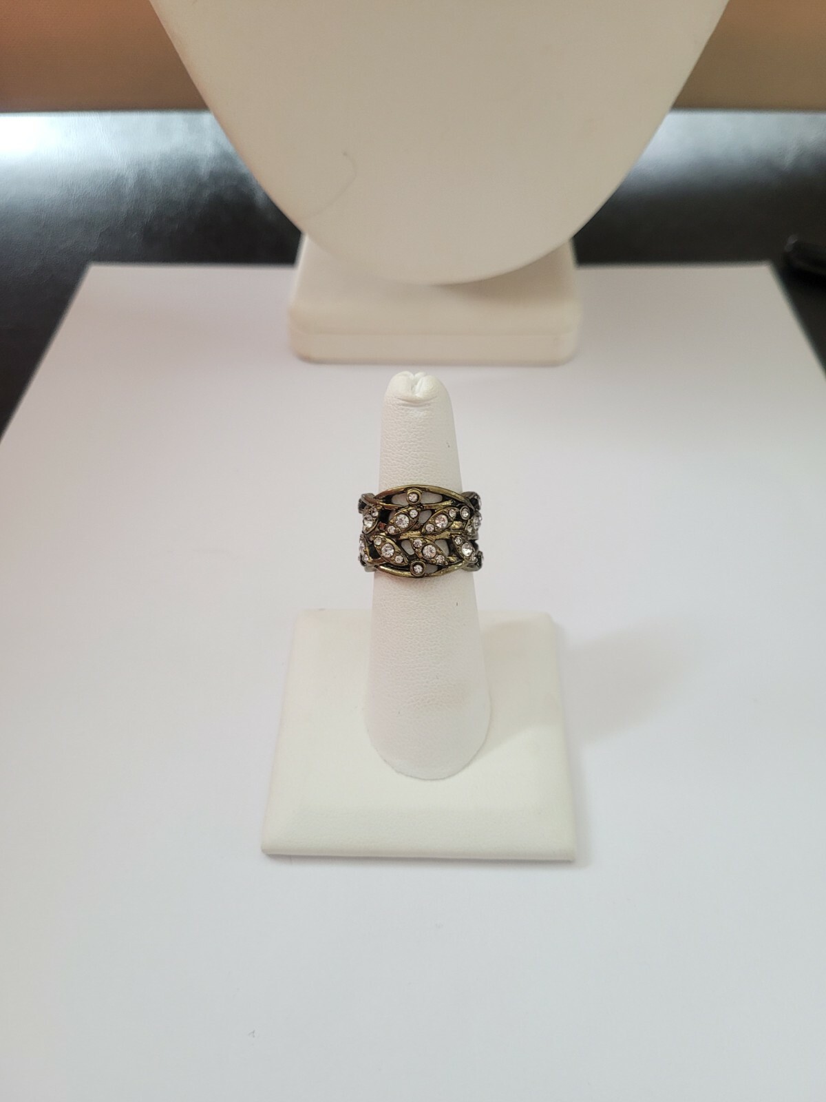 New Premier Designs Jewelry LAUREL Antique Matte Brass Plated