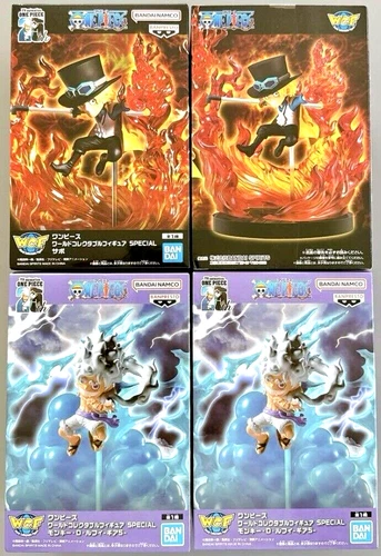 One Piece Monkey D Luffy Gear 5 & Sabo World Collectable Figure SPECIAL ×2 Japan