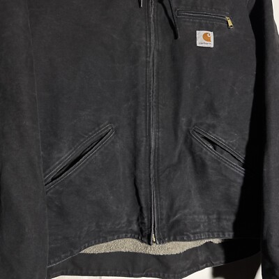 Carhartt Sierra Jacket Sherpa Lined Womens Size XL WJ141 BLK Black