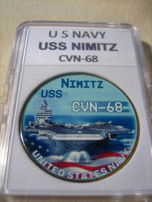 US NAVY - USS NIMITZ CVN-68 Challenge Coin