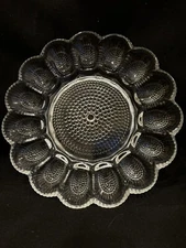 VTG Indiana Glass Co., Hobnail Deviled Egg Platter