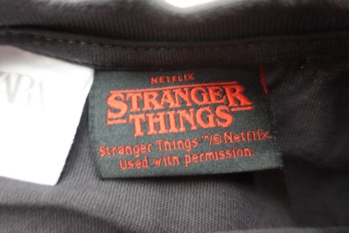 Stranger Things Long Sleeve Shirt Black Kids Size 11-12 - Picture 5 of 8