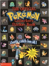 POKEMON OFFICIAL COLLECTOR'S STICKER BOOK UK EDITION MARIA BARBO VERY RARE 1999