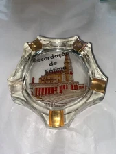 Our Lady of Fatima Portugal Souvenir Ashtray Altar Do Mundo Church Shrine Vtg