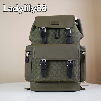 coach リュック NWT Coach CE523 Sprint Backpack In Signature Jacquard Pebble