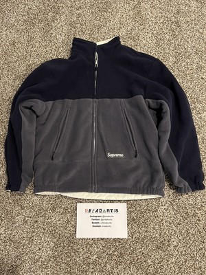 Supreme Gore-Tex Reversible Polartec Lined Jacket  Natural Logos  - Size L