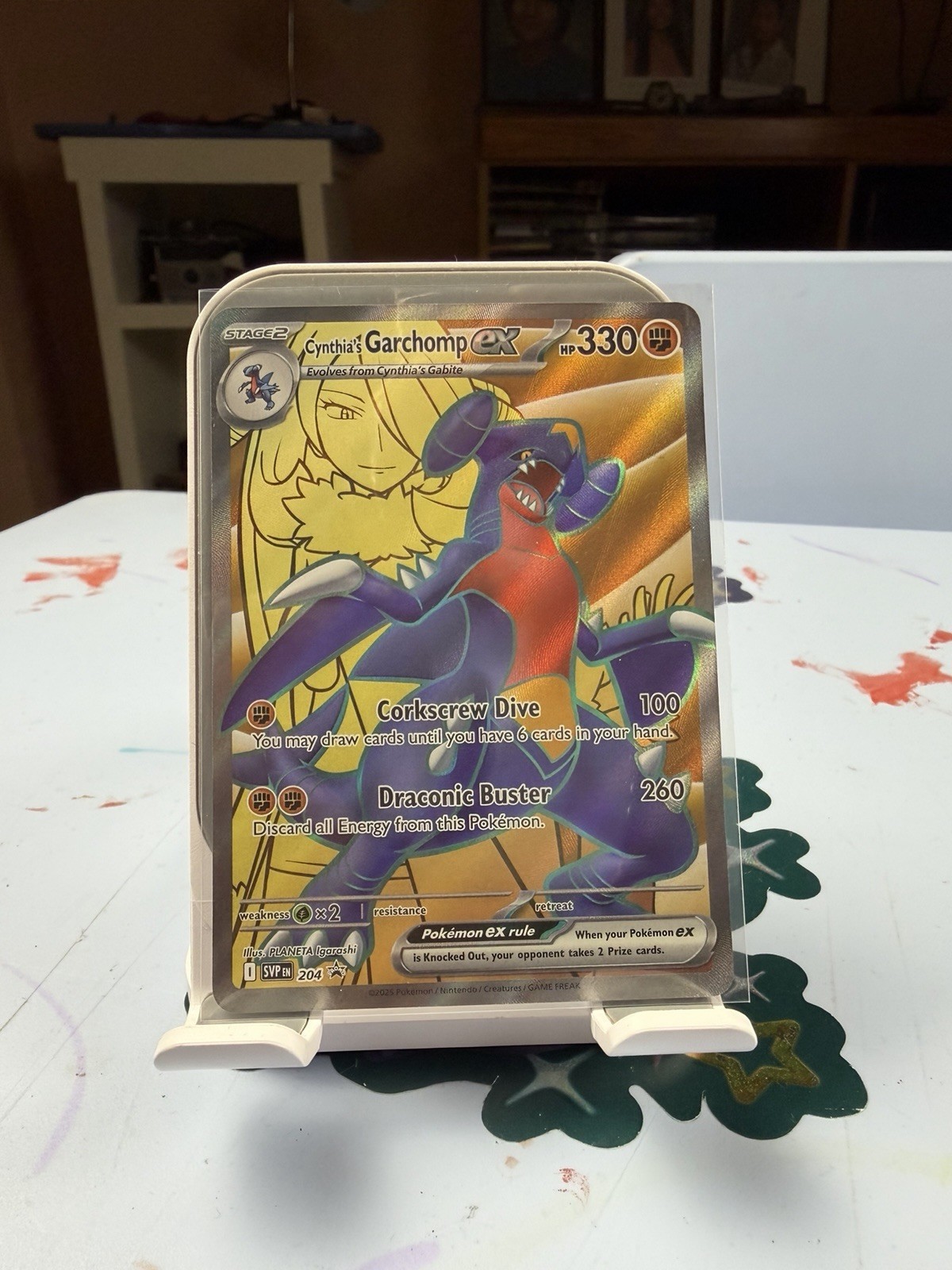 Pokemon TCG: Cynthia's Garchomp ex 215/182 Destined Rivals Ultra Rare NM ✅