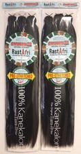 RastAfri Amazon 3X Braid 54" Pre-stretched 2 PACK  1B 