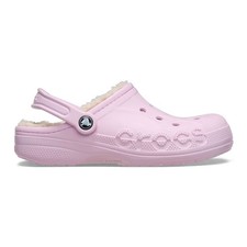 New CROCS Womens BAYA LINED CLOG 205969-6GD BALLERINA PINK US W 6-9 TAKSE