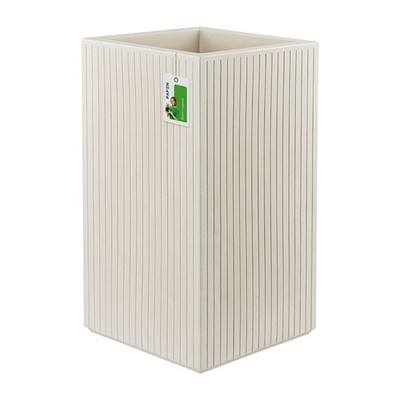 Ethik premium Blumentopf Coro HIGH 48x48x44 cm ''Keramik-optik'' sand