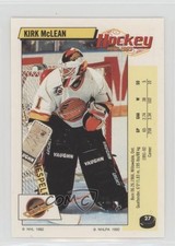 1992-93 Panini Album Stickers Kirk McLean #27 0q3