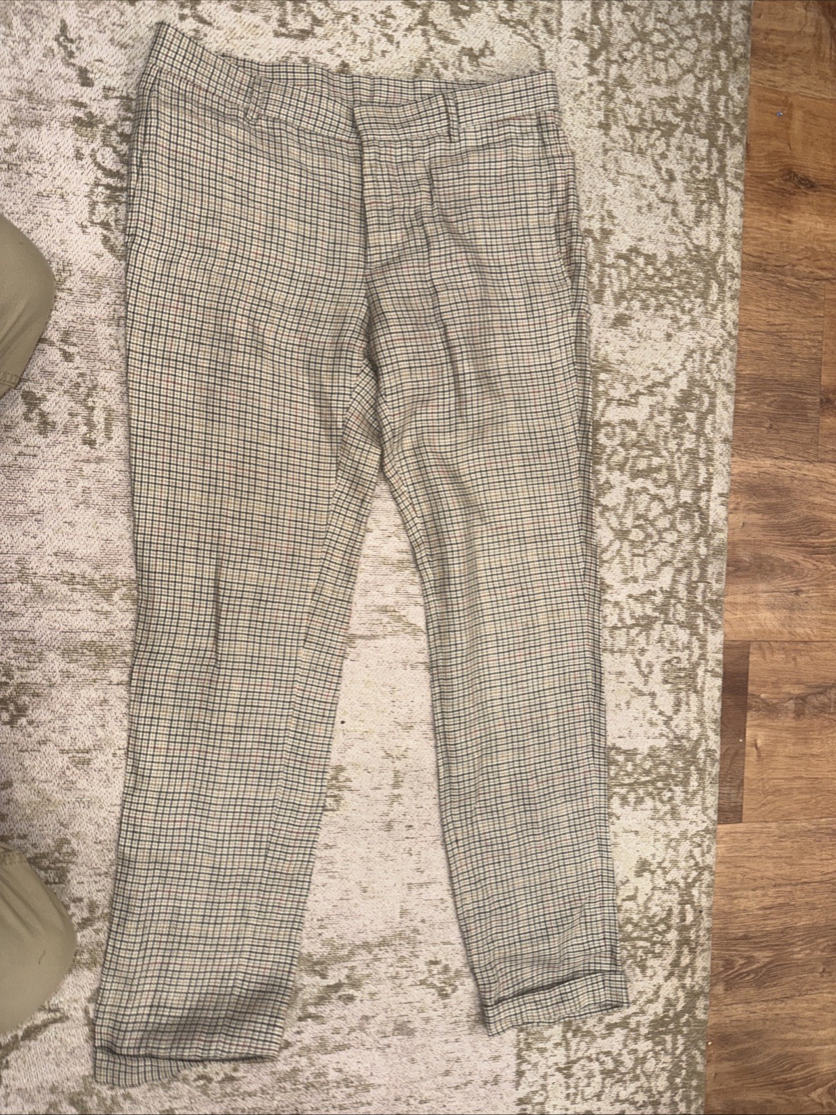 DANIELE ALESSANDRINI 100% Linen Trousers Pants Made in Italy 34 x 30 Men's Blue