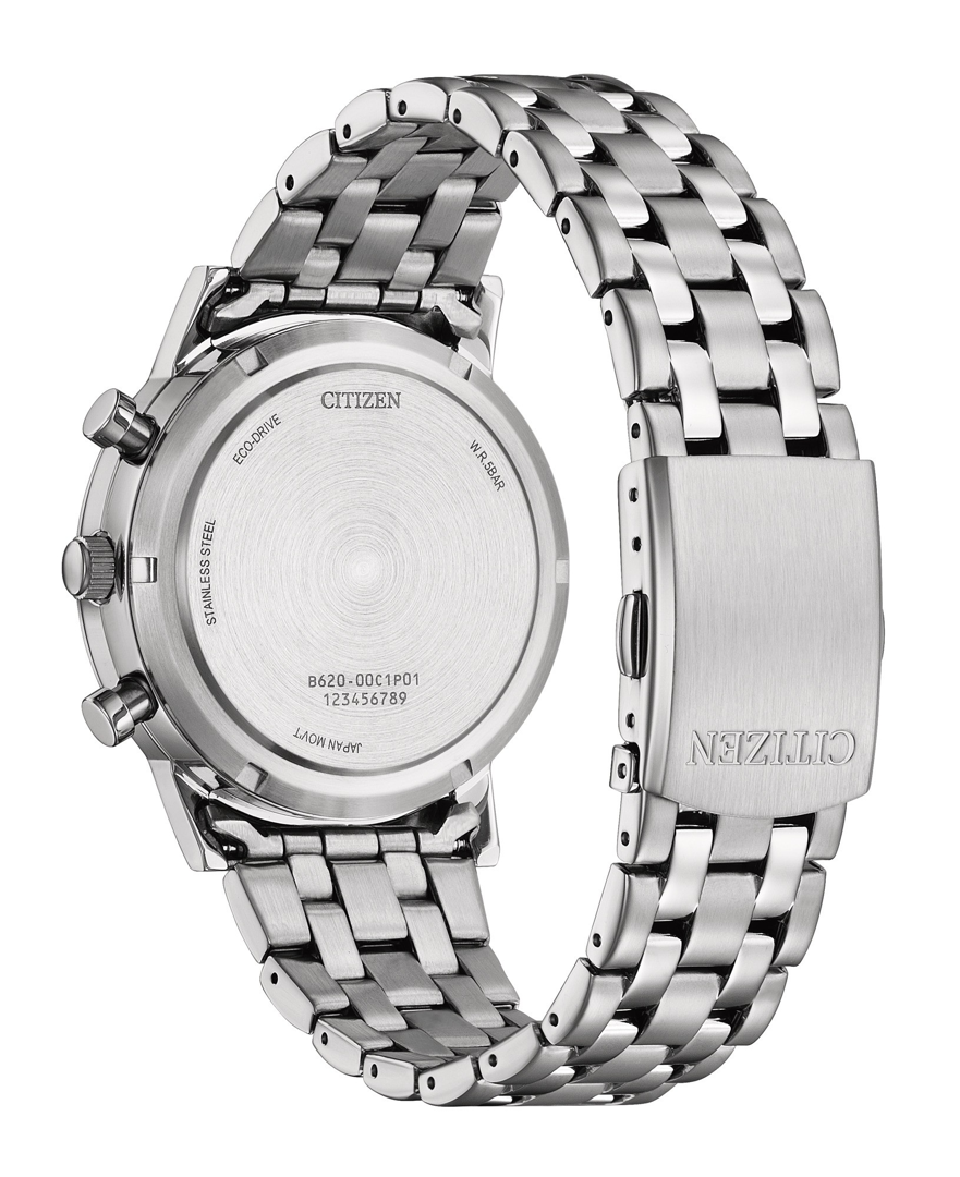 服/ファッション CITIZEN Eco-Drive Citizen Men's Chronograph Date Indicator Eco-Drive Silver Watch