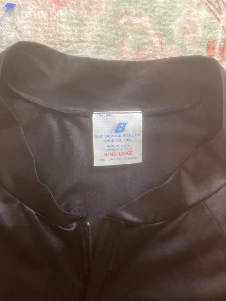 Camiseta deportiva New Balance Athletic Shoe Co grande vintage 1/4 cremallera envío gratuito Foto 3 de 4