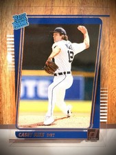 2021 Panini Chronicles Casey Mize #22 Rated Rookie Clearly Detroit Tigers
