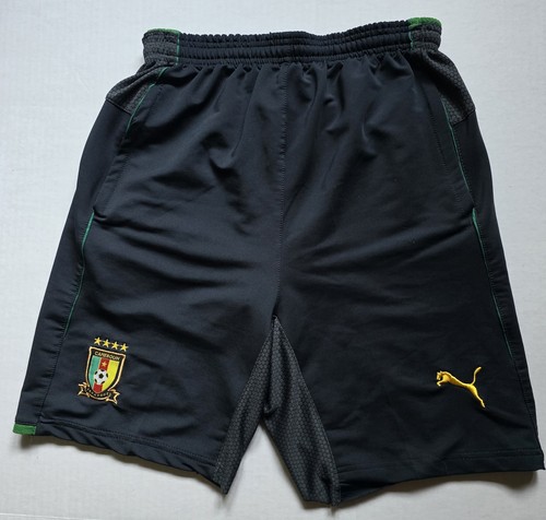 Puma Cameroon National Football Team Soccer Shorts Black Men's Large L