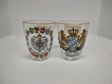 Pair Of German Shot Glasses From Germany 2015 New Never Used