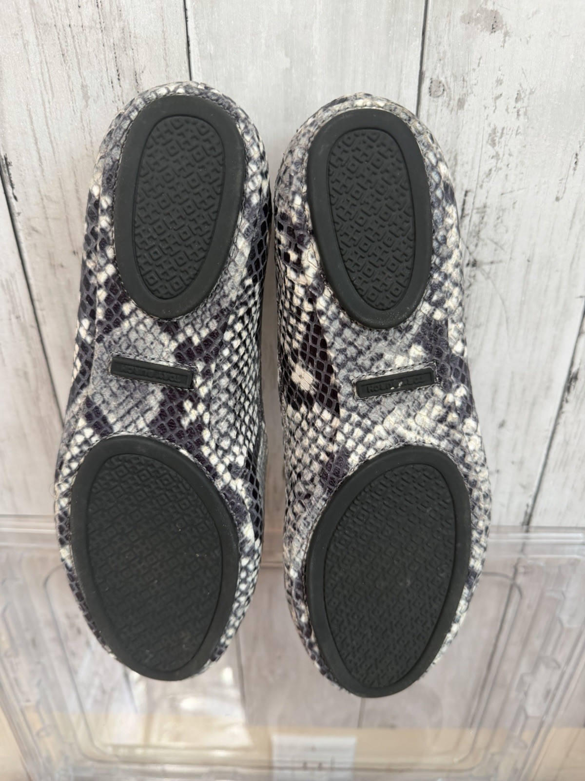 Tory Burch Tri Color Python Embossed Leather Minn… - image 6