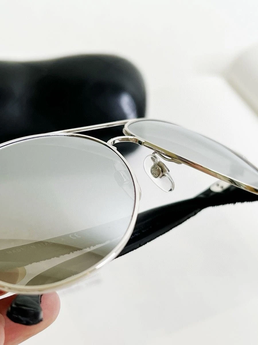 CHANEL Silver Silver Sunglasses for Women for sale | eBay display picture 2