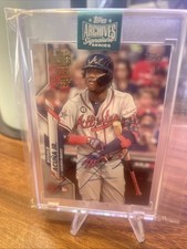 2024 Topps Archives Signature Series /4 Ronald Acuna Jr #U-145 Buyback Auto