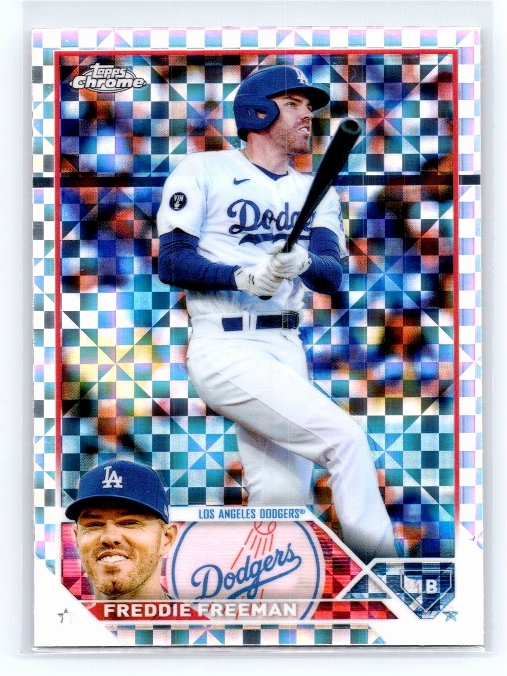 2023 Topps Chrome #5 Freddie Freeman X-Fractors
