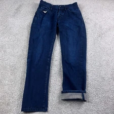 Taylor Stitch Jeans Mens 32 Blue Selvedge Button Fly Democratic Straight 32x31