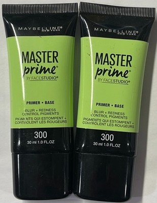 Maybelline Master Prime, 300 Blur + Redness, 2 Pack