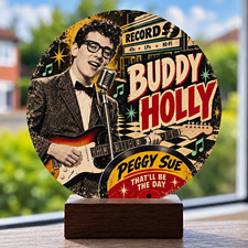 Buddy Holly Peggy Sue That&rsquo;ll Be the Day Decorative Display Disc