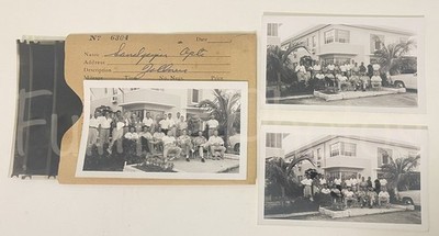 VTG PRESS PHOTOS & Negatives 1950s ZOLLNERS Baseball Sports GROUP PORTRAIT COA