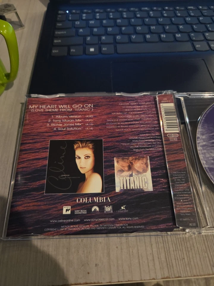288 - Celine Dion My Heart Will Go On Love From 'Titanic' Dance Mixes CD SINGLE - Image 2 of 3