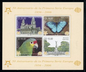 NICARAGUA MNH S/S Minisheet Selections: Scott #2470 EUROPA CEPT Control # CV$14+